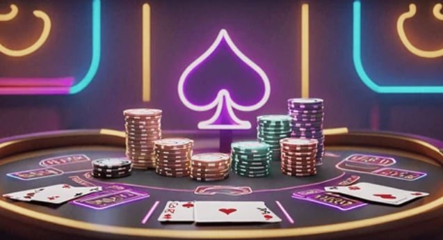 Tampilan mobile balivegas bernuansa pink biru